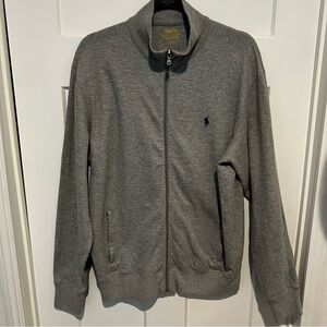 Polo Ralph Lauren Performance Full Zip Jacket Size L Preppy Minimalist Classic